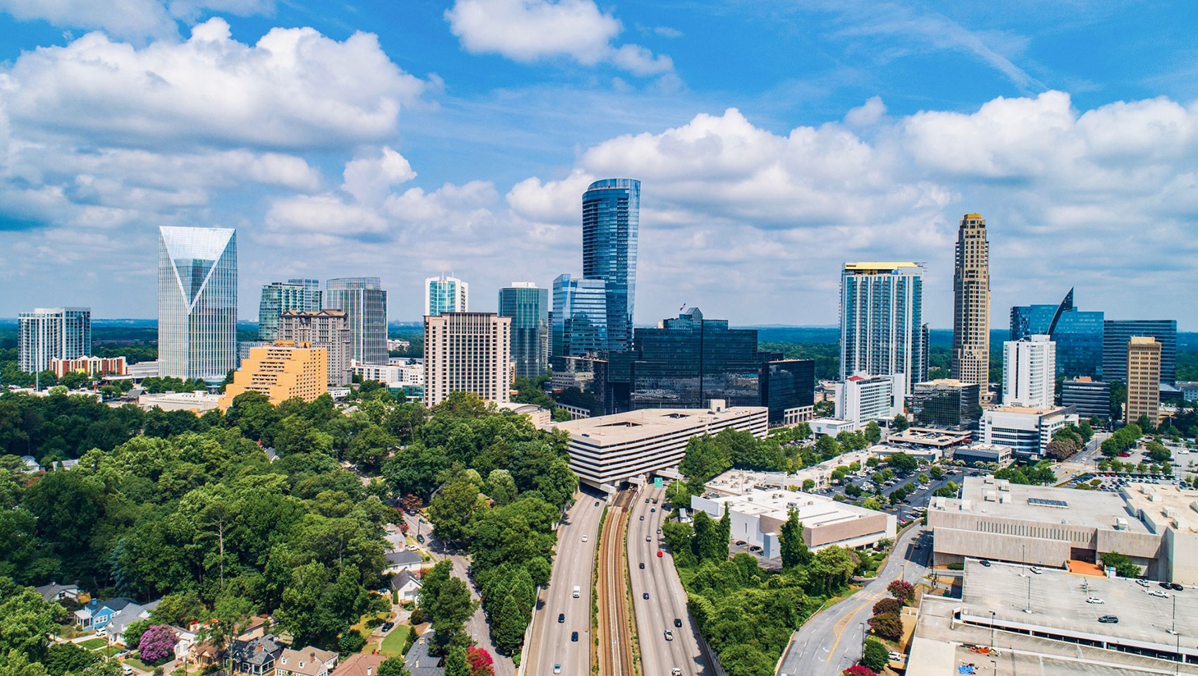 Atlanta downtown skyline during the day