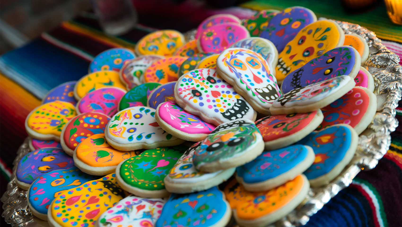 Latin skull cookies