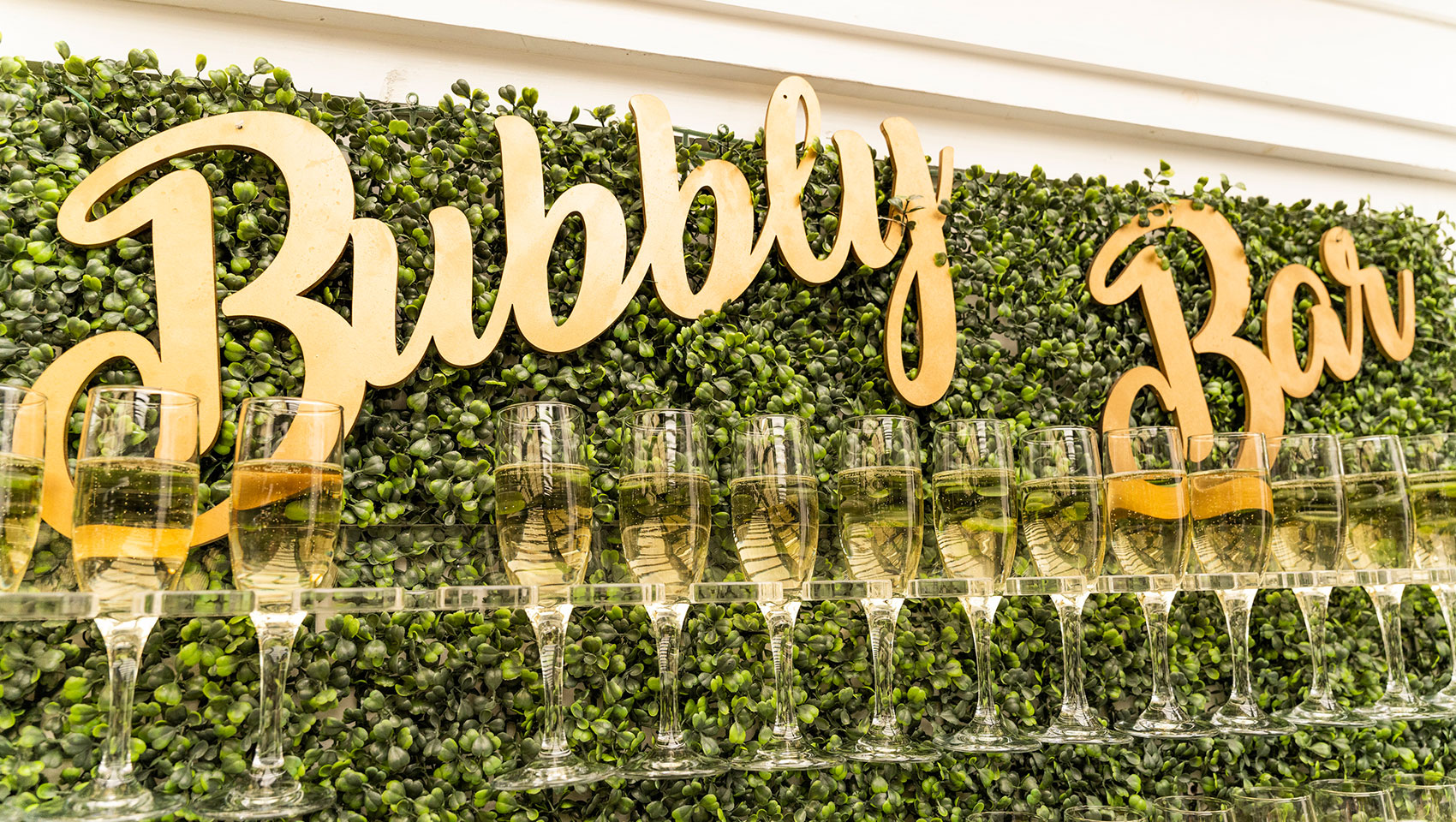 Event Signage 'Bubbly Bar'