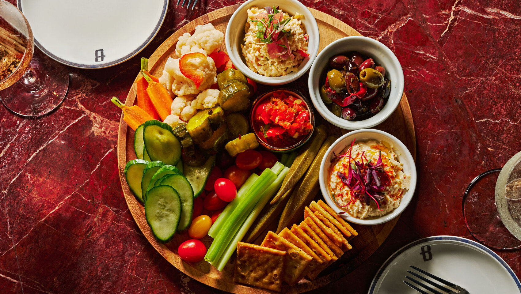 Snack plate at The Betty