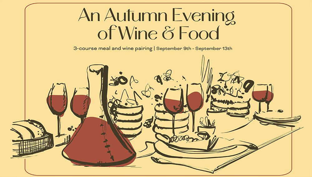 An Autumn Evening of Wine & Food Web Tile