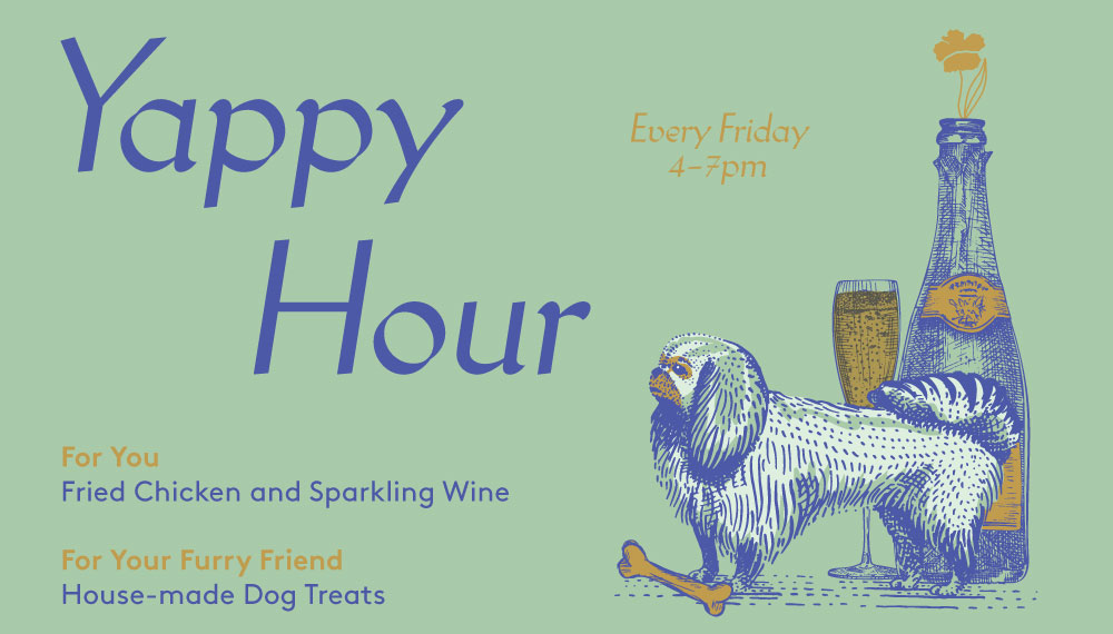 Yappy Hour flyer