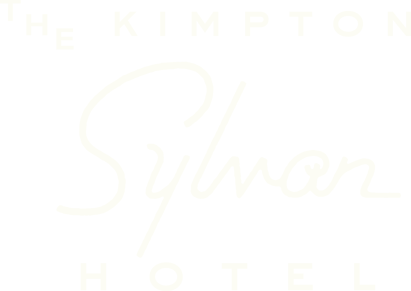 Kimpton Sylvan Hotel logo in white