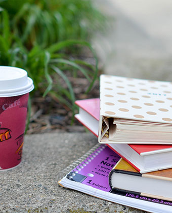 School Books + Coffee